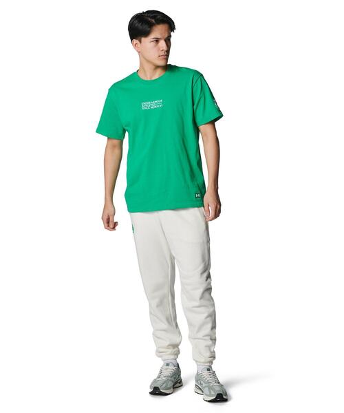 UNDER ARMOUR（アンダーアーマー）の「UAアーバン ユニフォーム ヘビーウエイト ショートスリーブ Tシャツ（ライフスタイル/メンズ）（Tシャツ/カットソー・メンズ・カーキ系・S/L/M/3XL/2XL/XL/4XL）」の3枚目の写真