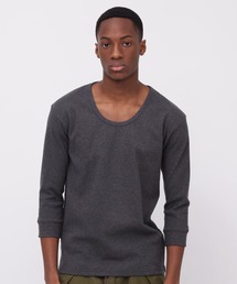 《DAILY/デイリー》2/3 SLEEVE U-NECK T-SHIRT / デイリーウェア 2/3 スリーブ Uネック Tシャツ/ AVIREX / アヴィレックス