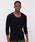 AVIREX�i�A���B���b�N�X�j�́u�sDAILY/�f�C���[�t2/3 SLEEVE U-NECK T-SHIRT / �f�C���[�E�F�A 2/3 �X���[�u U�l�b�N T�V���c/ AVIREX / �A���B���b�N�X�iT�V���c/�J�b�g�\�[�j�v�b�u���b�N