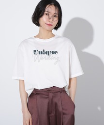 N.（N. Natural Beauty Basic） | ミックスフォントボクシーロゴT(Tシャツ/カットソー)