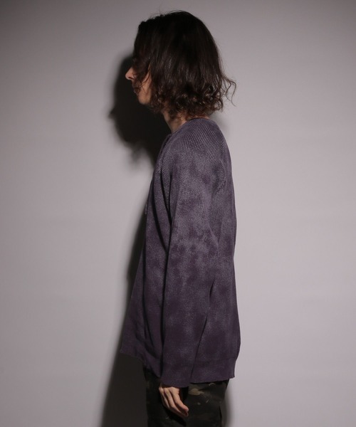 HARE（ハレ）の「【UNDERGROUND MODE】レースアップニット(HARE)（ニット/セーター・メンズ・パープル/ブラック・FREE）」の17枚目の写真