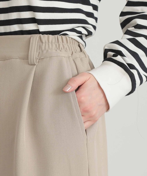 n'OrLABEL（ノアールレーベル）の「『ツイルナロースカート』（スカート・レディース・チャコール/ベージュ/ブラック・2/1）」の20枚目の写真