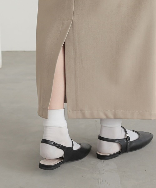 n'OrLABEL（ノアールレーベル）の「『ツイルナロースカート』（スカート・レディース・チャコール/ベージュ/ブラック・2/1）」の21枚目の写真