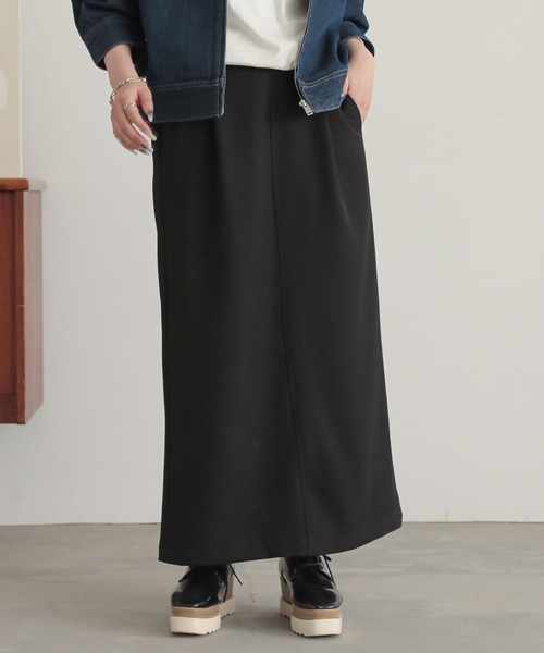 n'OrLABEL（ノアールレーベル）の「『ツイルナロースカート』（スカート・レディース・チャコール/ベージュ/ブラック・2/1）」の12枚目の写真