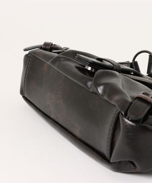 almo（アルモ）の「【LAMPOON】ベルトデザインハンドバッグ（ハンドバッグ・レディース・ブラウン/ブラック・FREE）」の16枚目の写真