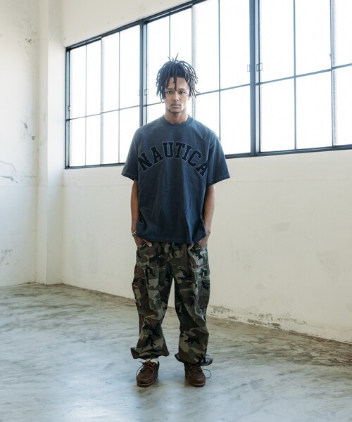 25SSTシャツ新作【NAUTICA】ARCH PIGMENT SS TEE 360★3色 NAUTICA JAPAN Pigment Dyed Arch Logo S/S Tee – unexpected store