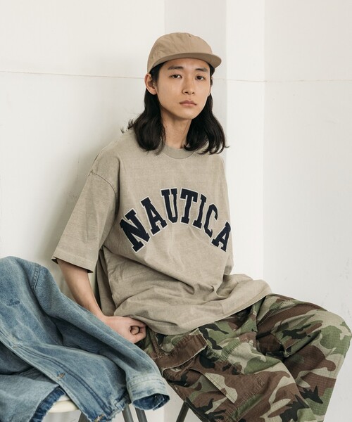 ★関税込★NAUTICA★ARCH PIGMENT TEE 360★Tシャツ★ 노티카 NAUTICA NTS3603