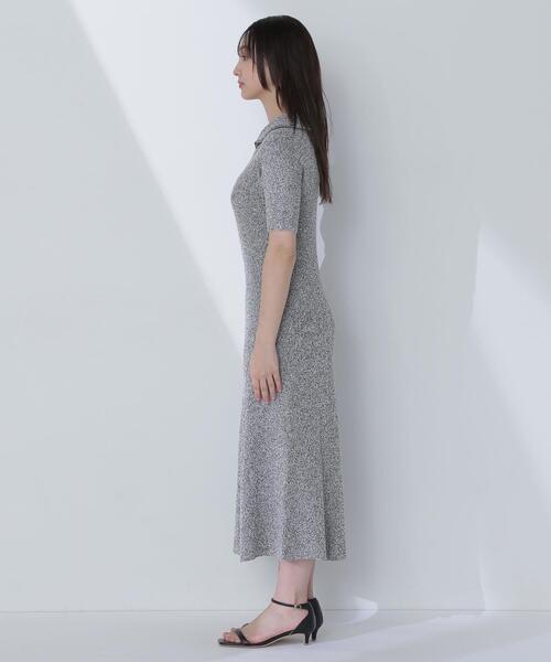 NATURAL BEAUTY BASIC（ナチュラルビューティーベーシック）の「◇ハーフジップナローニットワンピース（ワンピース・レディース・ネイビー/ブラック系その他・MEDIUM/P/S）」の12枚目の写真