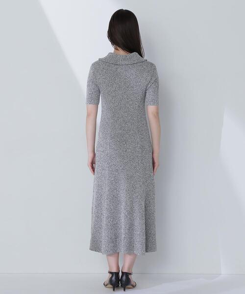 NATURAL BEAUTY BASIC（ナチュラルビューティーベーシック）の「◇ハーフジップナローニットワンピース（ワンピース・レディース・ネイビー/ブラック系その他・MEDIUM/P/S）」の13枚目の写真