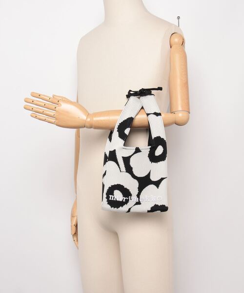 Unikko / Knitted Mini Tote（トートバッグ）｜marimekko