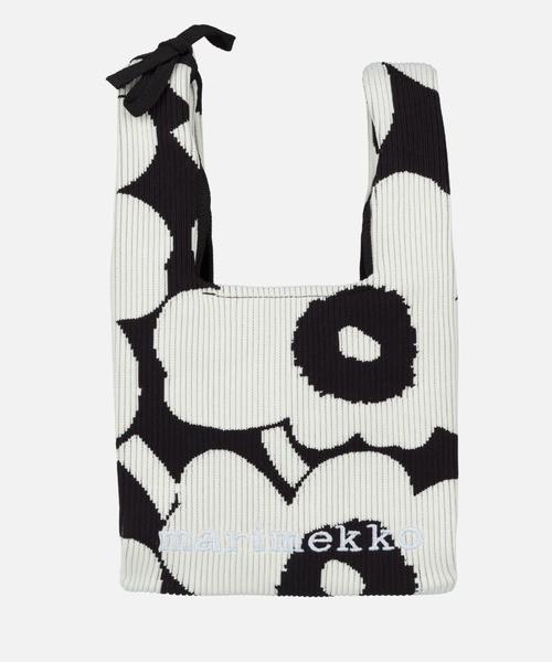 キュート◎*marimekko* Knitted Mini Tote Unikko トートバッグ marimekko トートバッグ Unikko / Knitted Mini Tote レディース