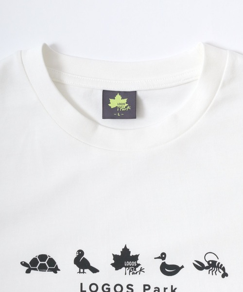 LOGOS（ロゴス）の「LOGOS/ロゴス 吸汗速乾 QUICK DRY カラフルフィッシュ アニマル イラストプリント 半袖Tシャツ レディース メンズ（Tシャツ/カットソー・メンズ・スミクロ/ネイビー/ホワイト/ホワイト系その他/キャメル・M/L/LL）」の16枚目の写真