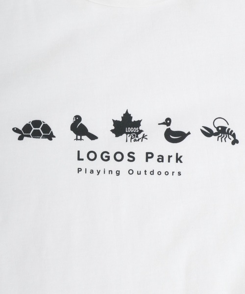 LOGOS（ロゴス）の「LOGOS/ロゴス 吸汗速乾 QUICK DRY カラフルフィッシュ アニマル イラストプリント 半袖Tシャツ レディース メンズ（Tシャツ/カットソー・メンズ・スミクロ/ネイビー/ホワイト/ホワイト系その他/キャメル・M/L/LL）」の17枚目の写真