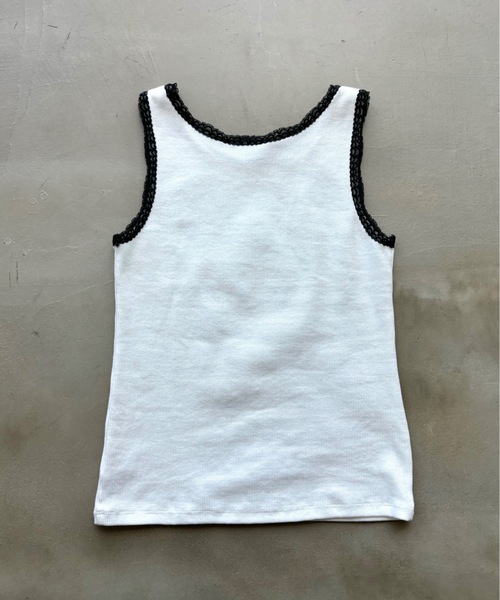 グランジロゴレース付きタンクトップ（タンクトップ）｜SHAGGIE