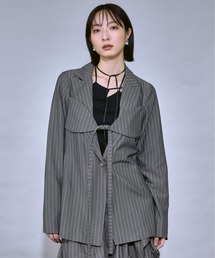 Ezick | Assorted bustier ビスチェジャケット(テーラードジャケット)