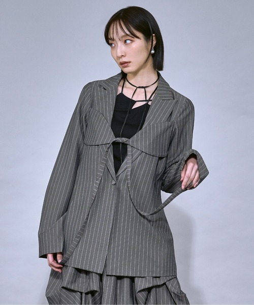 Ezick Assorted bustier ビスチェジャケット Assorted bustier ビスチェジャケット（テーラードジャケット
