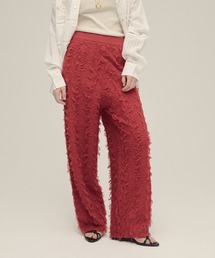 【eL】12G Fringe Knit Pants/328287
