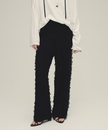 eL | 【eL】12G Fringe Knit Pants/328287(その他パンツ)