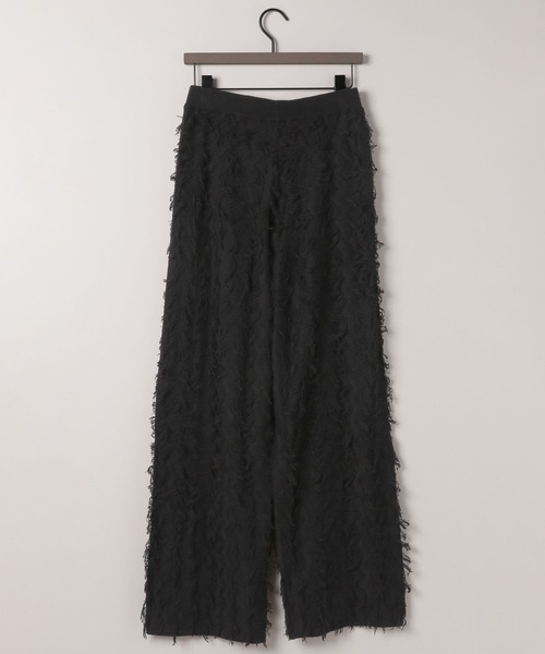 eL(エル)の「【eL】12G Fringe Knit Pants/328287(その他パンツ・レディース・オレンジ/ブラック・FREE)」の11枚目の写真