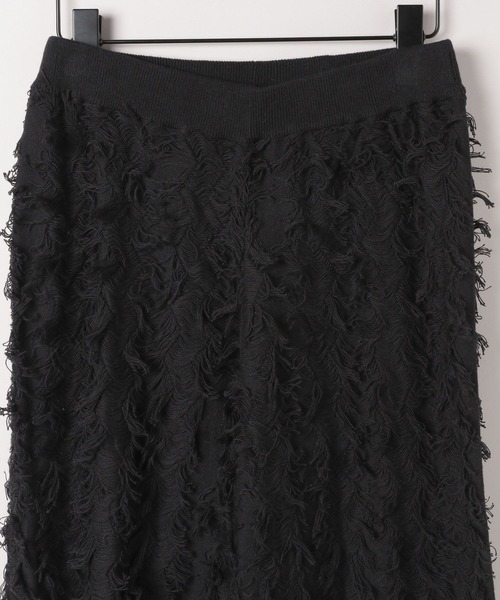eL(エル)の「【eL】12G Fringe Knit Pants/328287(その他パンツ・レディース・オレンジ/ブラック・FREE)」の12枚目の写真