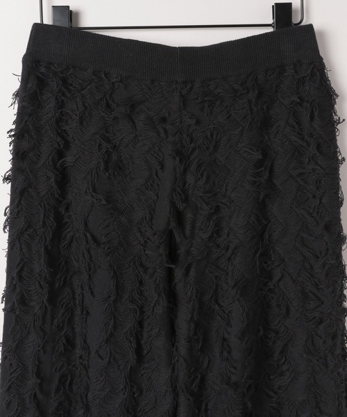 eL(エル)の「【eL】12G Fringe Knit Pants/328287(その他パンツ・レディース・オレンジ/ブラック・FREE)」の14枚目の写真