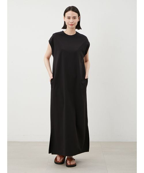Mila Owen【タグ付き新品】フレンチスリーブサイドスリットカットワンピース フレンチスリーブサイドスリットカットワンピース（ワンピース