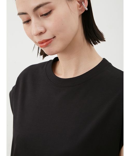 Mila Owen【タグ付き新品】フレンチスリーブサイドスリットカットワンピース ミラ オーウェン Mila Owen フレンチスリーブサイドスリット