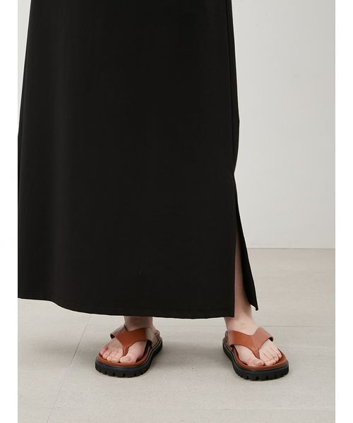 Mila Owen【タグ付き新品】フレンチスリーブサイドスリットカットワンピース ミラ オーウェン Mila Owen フレンチスリーブサイドスリット
