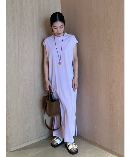 Mila Owen【タグ付き新品】フレンチスリーブサイドスリットカットワンピース フレンチスリーブサイドスリットカットワンピース（ワンピース