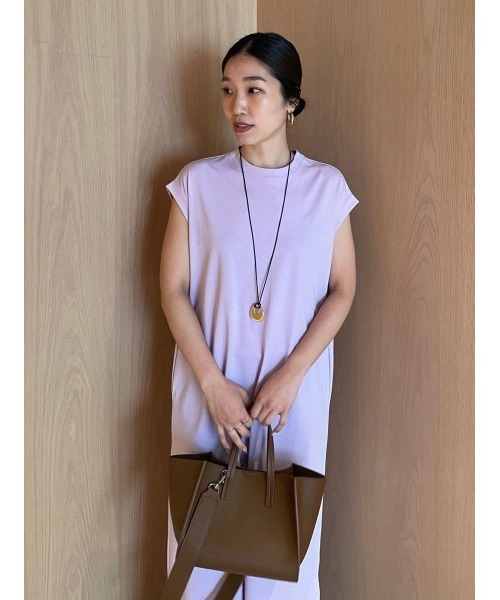 Mila Owen【タグ付き新品】フレンチスリーブサイドスリットカットワンピース フレンチスリーブサイドスリットカットワンピース（ワンピース