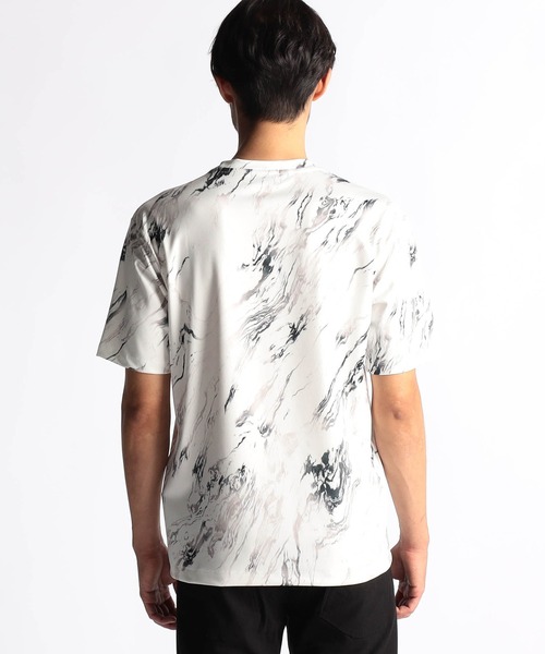 NICOLE CLUB FOR MEN（ニコルクラブフォーメン）の「アラカルトプリント半袖Ｔシャツ（Tシャツ/カットソー・メンズ・ホワイト系3/ホワイト系1/ホワイト系2・MEDIUM/LARGE/X-LARGE）」の6枚目の写真