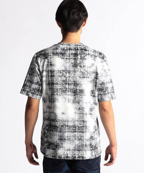 NICOLE CLUB FOR MEN（ニコルクラブフォーメン）の「アラカルトプリント半袖Ｔシャツ（Tシャツ/カットソー・メンズ・ホワイト系3/ホワイト系1/ホワイト系2・MEDIUM/LARGE/X-LARGE）」の8枚目の写真