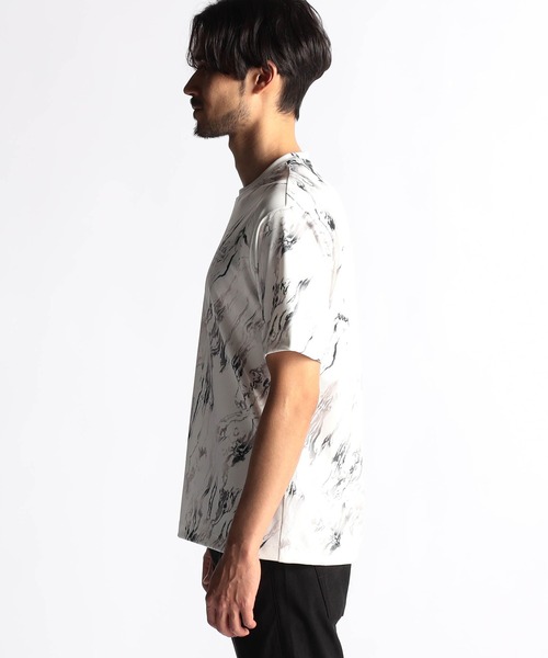 NICOLE CLUB FOR MEN（ニコルクラブフォーメン）の「アラカルトプリント半袖Ｔシャツ（Tシャツ/カットソー・メンズ・ホワイト系3/ホワイト系1/ホワイト系2・MEDIUM/LARGE/X-LARGE）」の9枚目の写真