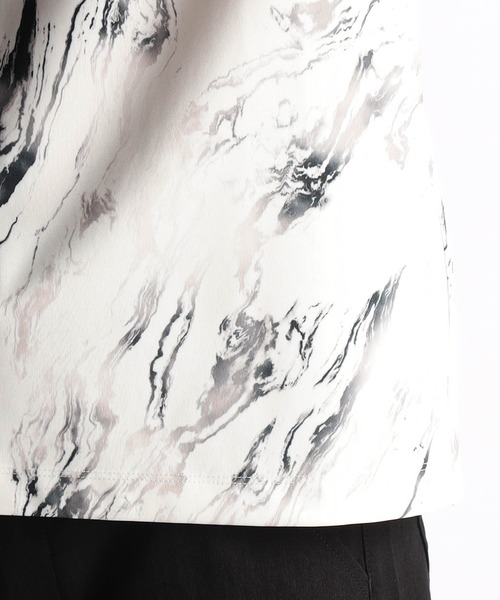 NICOLE CLUB FOR MEN（ニコルクラブフォーメン）の「アラカルトプリント半袖Ｔシャツ（Tシャツ/カットソー・メンズ・ホワイト系3/ホワイト系1/ホワイト系2・MEDIUM/LARGE/X-LARGE）」の12枚目の写真