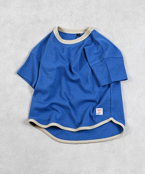 Life Support Products（ライフサポートプロダクツ）の「【吸水速乾】サーマルメッシュ無地Tシャツ（Tシャツ/カットソー・キッズ・チャコール/ライトピンク/グリーン/ブルー/オフホワイト・100/130/80/120/110/90/150/140/95）」の4枚目の写真