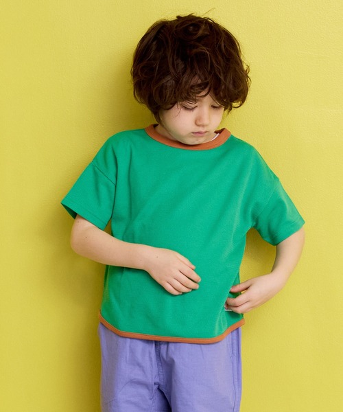 Life Support Products（ライフサポートプロダクツ）の「【吸水速乾】サーマルメッシュ無地Tシャツ（Tシャツ/カットソー・キッズ・チャコール/ライトピンク/グリーン/ブルー/オフホワイト・100/130/80/120/110/90/150/140/95）」の14枚目の写真