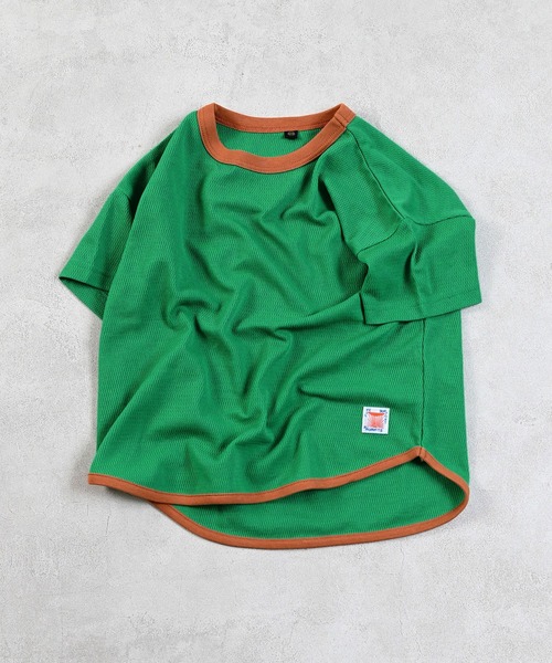 Life Support Products（ライフサポートプロダクツ）の「【吸水速乾】サーマルメッシュ無地Tシャツ（Tシャツ/カットソー・キッズ・チャコール/ライトピンク/グリーン/ブルー/オフホワイト・100/130/80/120/110/90/150/140/95）」の13枚目の写真