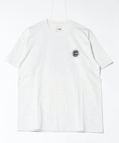 THE NORTH FACE(ザノースフェイス)の「ザ ノース フェイス THE NORTH FACE S/S GEO Square Logo Tee_ショートスリーブジオスクエアロゴティー(Tシャツ/カットソー・メンズ・ブラック/グリーン/ホワイト/ネイビー・S/M/L/XL/SS)」の2枚目の写真