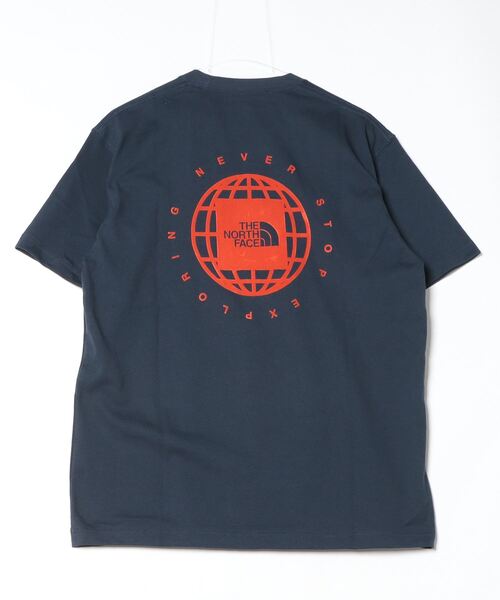 THE NORTH FACE(ザノースフェイス)の「ザ ノース フェイス THE NORTH FACE S/S GEO Square Logo Tee_ショートスリーブジオスクエアロゴティー(Tシャツ/カットソー・メンズ・ブラック/グリーン/ホワイト/ネイビー・S/M/L/XL/SS)」の7枚目の写真
