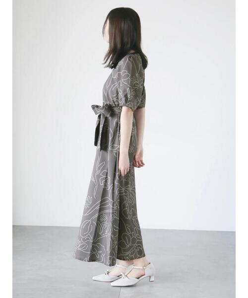 【新品・完売品】Te chi chi 日比谷花壇　ボタニカル　ワンピース　値下❤︎ 新品・完売品】Te chi chi 日比谷花壇 ボタニカル ワンピース