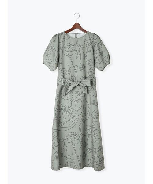 【新品・完売品】Te chi chi 日比谷花壇　ボタニカル　ワンピース　値下❤︎ 新品・完売品】Te chi chi 日比谷花壇 ボタニカル ワンピース