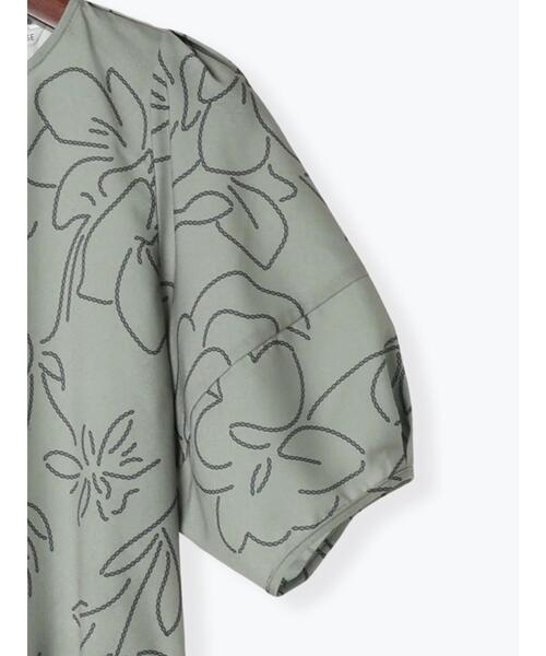【新品・完売品】Te chi chi 日比谷花壇　ボタニカル　ワンピース　値下❤︎ Te chichi TERRASSE（テチチテラス）の「【日比谷花壇コラボ