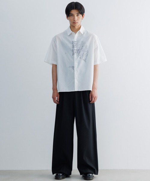 SINSS（シンス）の「Graphic shirt / グラフィックシャツ（シャツ/ブラウス・メンズ・ブラック/ホワイト・LARGE/MEDIUM/SMALL）」の18枚目の写真
