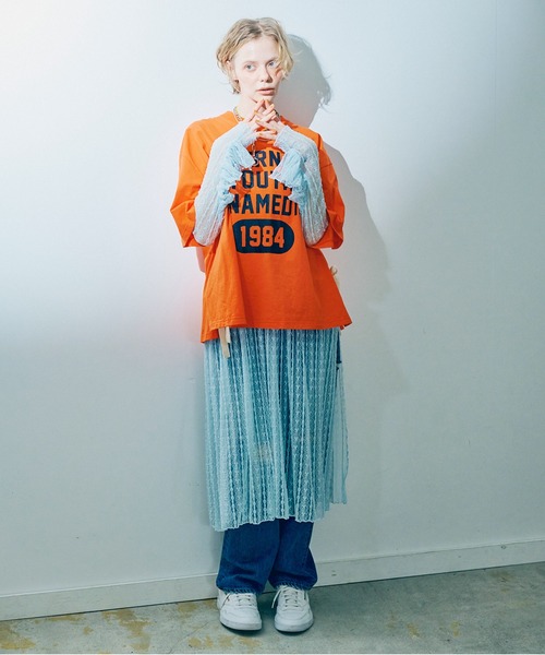 RNA(アールエヌエー)の「D1676 レースロングワンピース(ワンピース・レディース・ブラック/ライトブルー/ホワイト・MEDIUM)」の1枚目の写真