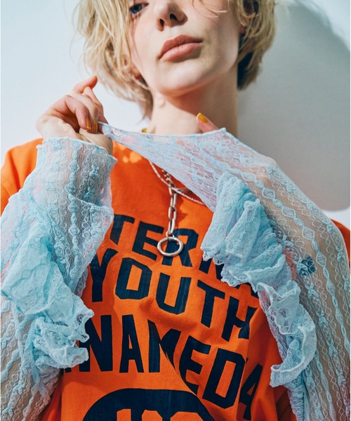 RNA(アールエヌエー)の「D1676 レースロングワンピース(ワンピース・レディース・ブラック/ライトブルー/ホワイト・MEDIUM)」の7枚目の写真