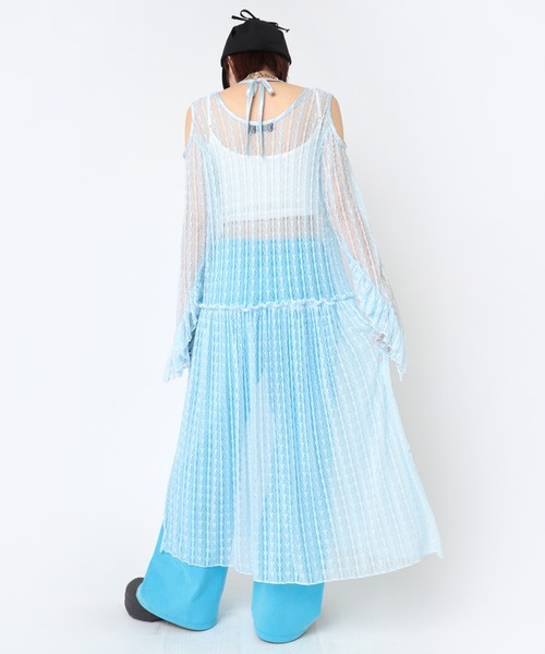 RNA(アールエヌエー)の「D1676 レースロングワンピース(ワンピース・レディース・ブラック/ライトブルー/ホワイト・MEDIUM)」の18枚目の写真