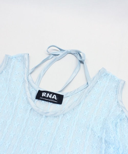 RNA(アールエヌエー)の「D1676 レースロングワンピース(ワンピース・レディース・ブラック/ライトブルー/ホワイト・MEDIUM)」の19枚目の写真