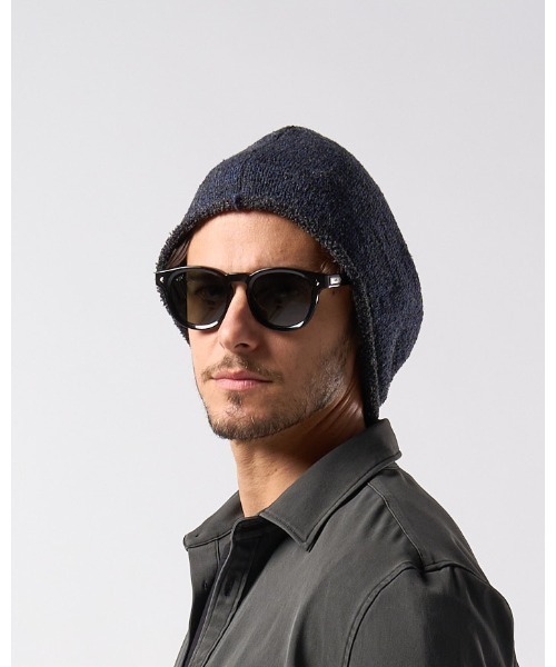 wjk（ダヴルジェイケイ）の「back pile light watch cap（ニットキャップ/ビーニー・メンズ・ネイビー/ブラック・FREE）」の6枚目の写真