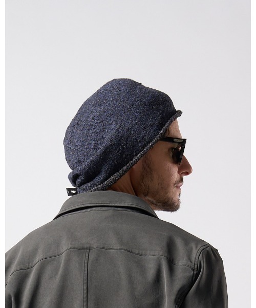 wjk（ダヴルジェイケイ）の「back pile light watch cap（ニットキャップ/ビーニー・メンズ・ネイビー/ブラック・FREE）」の8枚目の写真