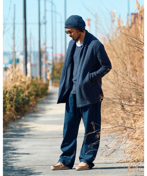 wjk（ダヴルジェイケイ）の「back pile light watch cap（ニットキャップ/ビーニー・メンズ・ネイビー/ブラック・FREE）」の10枚目の写真